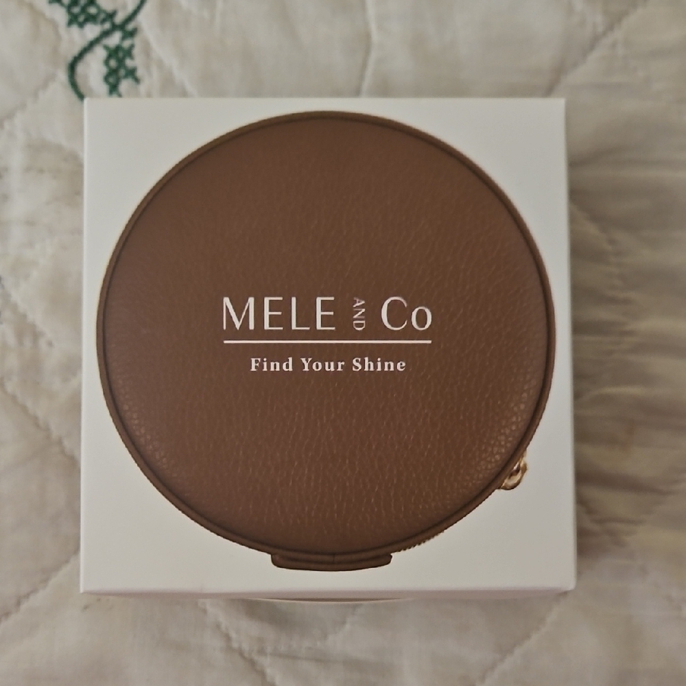 Mele & Co Brown Jewelry Case